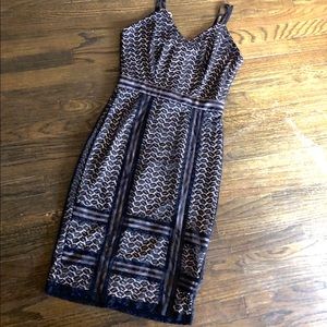 Misguided LBD black dress midi